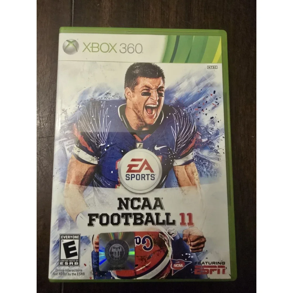 NCAA Football 11 Microsoft XBOX 360 Complete Tim Tebow Florida Gators Cover 2011